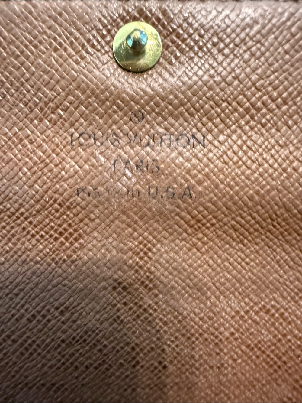 Louis Vuitton Monogram Canvas Long Wallet - Brown and Gold - Picture 15 of 16